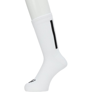 adidas Monogram Allover Graphic Socks 2 Pairs, White/Black, 5-6 Years