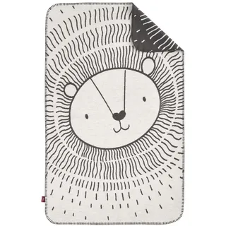 None s.Oliver - Kuscheldecke mit Motiv, - braun | creme