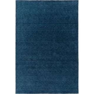 Wollteppich Jamal, benuta, rechteckig, Höhe: 6 mm, 100% Wolle, handgewebt blau 200 cm x 300 cm x 6 mm