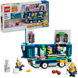 LEGO® Konstruktionsspielsteine Minions und der Party Bus (75581), LEGO Despicable Me, (379 St), Made in Europe bunt