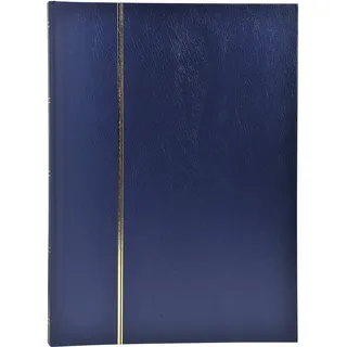 Exacompta Briefmarkenalbum Blau 48 Seiten