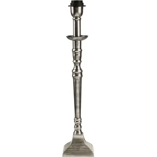 PR Home Salong Tischlampe Antik Silber E27 42x9x9cm
