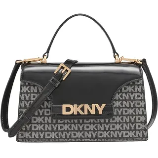 Dkny Avril Th Flap Satche Tasche - Black Logo / Black - One Size