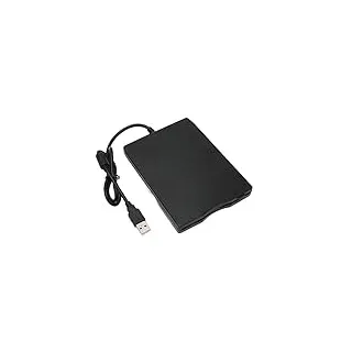 Bewinner Diskettenleser, 3,5 Zoll Externes USB-Diskettenlaufwerk für PC, 1,44 MB FDD Tragbare Diskette für PC Windows XP 7 8 10 11, Plug and Play