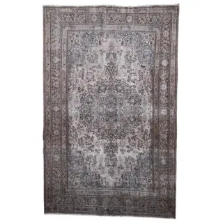 Borento Teppich Perserteppich Vintage 293 x 188 cm, rechteckig, Handgeknüpft rot