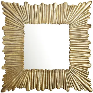 KADIMA DESIGN Wandspiegel 75 x 75 cm Gold