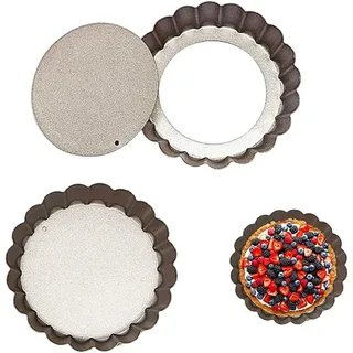 Tarteform Mit Hebeboden Ø 10 cm Mini Quicheform Gute Antihaftbeschichtung Pie Fo