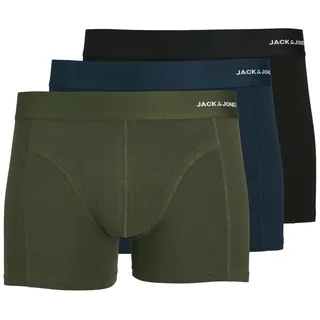 JACK & JONES JACBASIC BAMBOO TRUNKS unifarben grün S 3er Pack