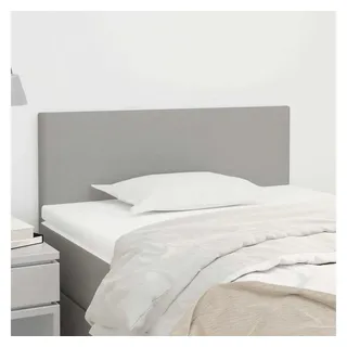vidaXL Kopfteil 100 x 5 x 78/88 cm Grau