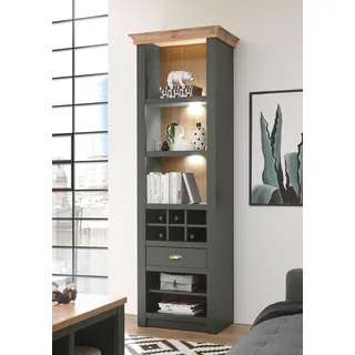 Regal HOME AFFAIRE "Cambridge", grün, B:68cm H:207cm T:45cm, FSC-zertifizierter Holzwerkstoff, Regale, Standregal, ohne Beleuchtung, Höhe ca. 207 cm