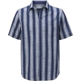 Kurzarmhemd BELLANZA blau- 43/44