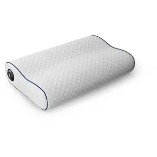 Tesla Smart Pillow | Eingebauter Lautsprecher Schlafüberwachung All-in-One App | Entspricht den bequemsten Kissen | Mobile App für iOS und Android Smartphones | Ergonomisches Kissen groß