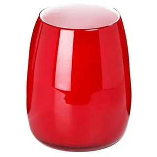 Pisano Vase H30 D 22 Cm Rot/Innen Weiß