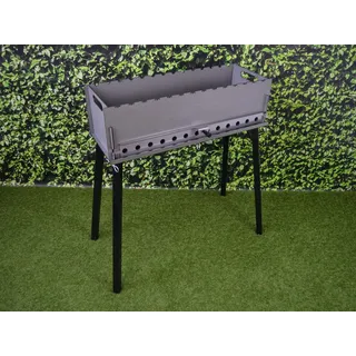 Schaschlik Grill, Mangal aus 4 mm Stahl (ST37) zerlegbar XXL