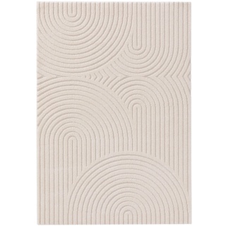 benuta Nest Kurzflor Teppich Eve Cream/Beige 120x170 cm - Moderner Teppich für Wohnzimmer