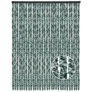 Arsvita Türvorhang Flauschvorhang 120x200cm (1 St), Ösen, blickdicht, Insektenschutz Vorhang für Terrasse, Balkon, Pavillon, Camping grün
