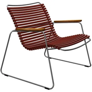 Houe CLICK Roomy Gartenstuhl 75,5 x 75 x 73 cm rot