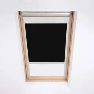 Dachrollo für Fakro Dachfenster, Verdunkelungsrollo, Fenstercode 78/118, Schwarz