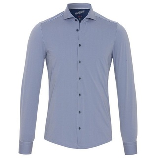 Pure Blusenshirt PURE- Functional Hemd Langarm blau 40