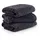 Handtuch 50 x 100 cm dark grey 3 St.