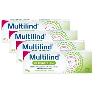STADA MULTILIND Wund- Heilsal mit Nystat u. Zi 4X50 g