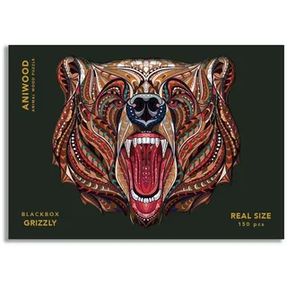 aniwood Puzzle Bär M 150 Teile, Holz (22,2 x 31,5 x 3 cm) 150-teilig (1 Set)