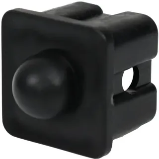 Dönges Ersatzstopfen mit Halbkugel für Feldbett Profi (Feldbett THW-Feldbett Feldliege Klappbett Bett Betten Notbett Wasserbett) Außenmaße B x H x T: 32 x 32 mm/Innenmaß: 28 x 28 mm