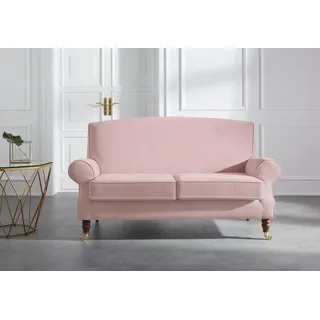 Home Affaire Couch Baumwolle 2-Sitzer Rosa