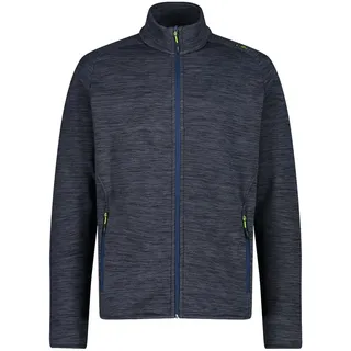 CMP 30e9707 Fleece - Blue Melange / Limegreen - 5XL