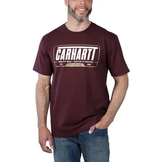 Carhartt Heavyweight S/S Graphic T-Shirt 106091 - port - L
