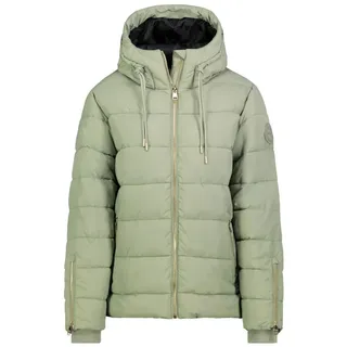 SUBLEVEL Winterjacke Damen Winterjacke Kapuze Goldene Reißverschlüsse, Doppelkordeln, Kapuze XL
