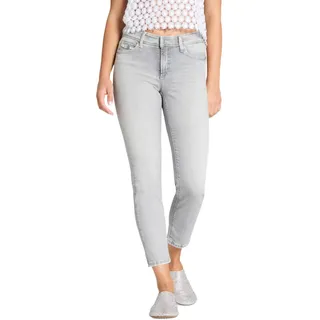 Cambio Slim-Fit Jeans Piper Short Grau 44/27