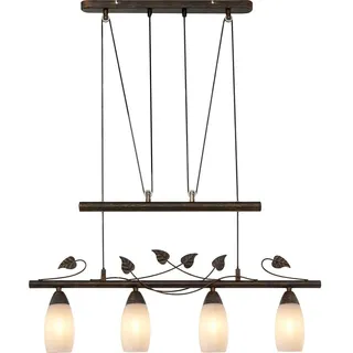 Nowa Zugpendelleuchte 0-flg. 60 cm braun Glas
