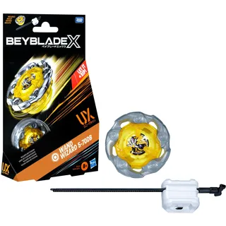 Beyblade X Wand Wizard 5-70DB UX Starter Pack Set mit Ausdauer Typ Top und Launcher; Authentische Takara Tomy Battle Tops Spiele/Spielzeug für Jungen und Mädchen ab 8 Jahren