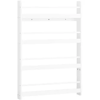 SoBuy Kinderregal Kmb08-ii-w 80 x 12 x 118 cm MDF weiß
