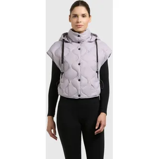 khujo Steppweste "NINGA", Damen, Gr. XL, summer lila, Web, 100% Nylon, leicht glänzend, regular fit taillenbedeckt, Westen Steppweste