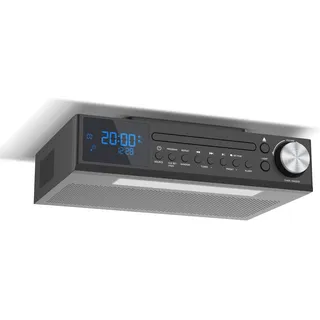 MONODEAL Bluetooth CD Player mit FM,Küchenradio Unterbau mit Weckfunktion