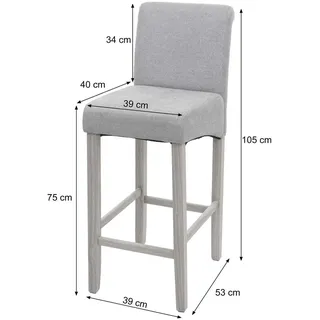 MCW Barhocker C33 2er-Set 2er Set Creme