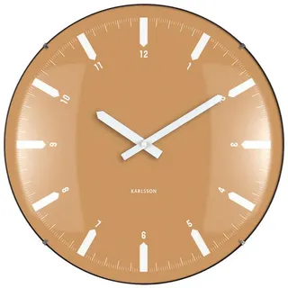 Karlsson Wanduhr, Gelb, Kunststoff, Rund, 4.5x35x35 cm, Dekoration, Uhren, Wanduhren