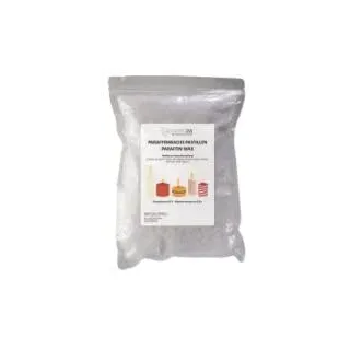 Monster24 - Paraffinwachs Pastillen 1 Kg für Kerzen, Tischfeuer etc. weißes Kerzenwachs zum Gießen und Nachfüllen eigener Kerzenkreationen, Wachs Granulat Pastillen für Gartenfackeln Schmelzpunkt 56°C