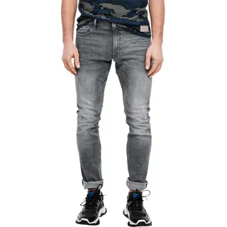 QS Slim-fit-Jeans grau 33/34
