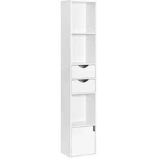 Woltu Bücherregal 30 x 158 x 24 cm Weiß