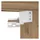 Panama TV-Wandschrank 100 x 30 x 30 Braun Holz