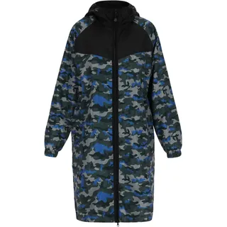 Schmuddelwedda Mantel in Blau Camouflage | Gr.: XL