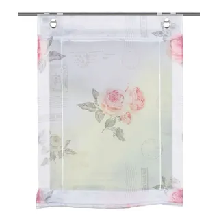 Schmidt Bändchenrollo Amore 45 x 130 cm Polyester Rosa Rose