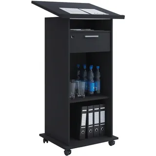 VCM my office Stehpult Rednerpult Stehtisch Rollen Melta