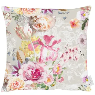 APELT Kissenbezug 5451 40 x 40 cm Grau/Rosa