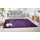 Nasty Teppich Wohnzimmerteppich Flauschiger Kurzflor Unifarben für Esszimmer Kinderzimmer Flur Schlafzimmer Küche Uni Violett 200x300cm