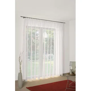 Wirth Gardine WIRTH "7227" Gr. 17, orange (terrakotta), B:300cm H:245cm, Polyester, Gardinen, Gardine, Store - Faltenband 1:3