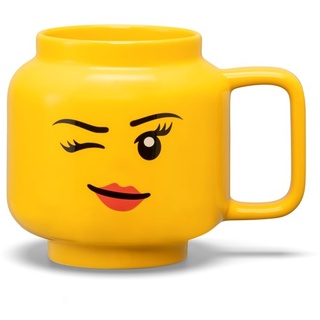 Ceramic Mug Large Winking Girl - 530 ml